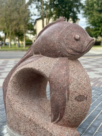 Skulptūra - Auksinė žuvelė