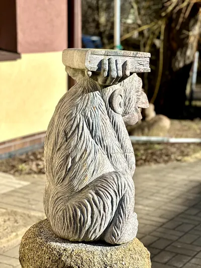 Skulptūra - Beždžionė