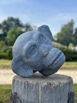 Skulptūra - Beždžionės galva