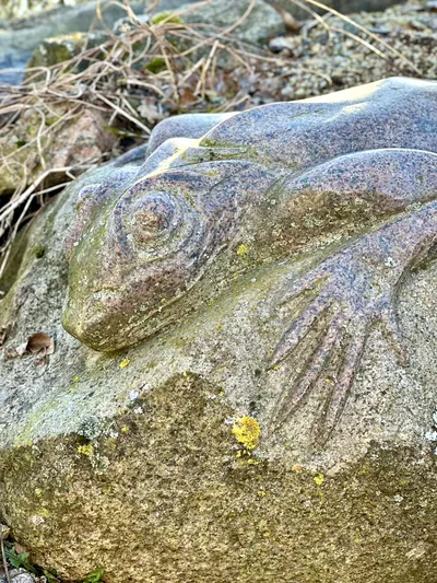 Skulptūra - Driežas