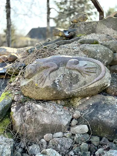 Skulptūra - Driežas