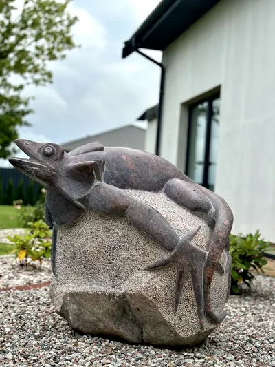 Skulptūra - Driežas