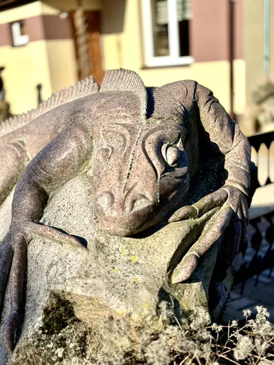 Skulptūra - Driežas