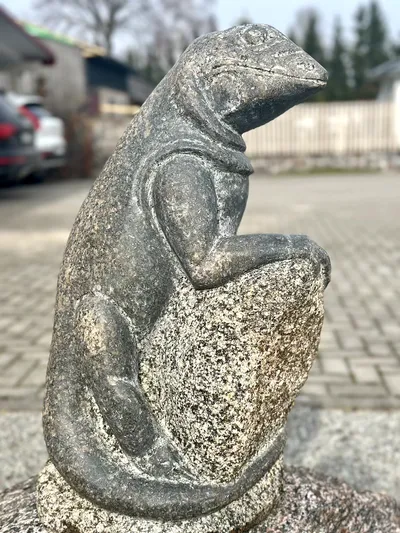 Skulptūra - Driežas