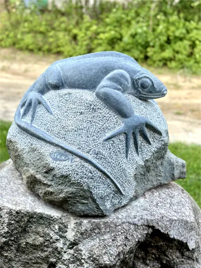 Skulptūra - Driežas