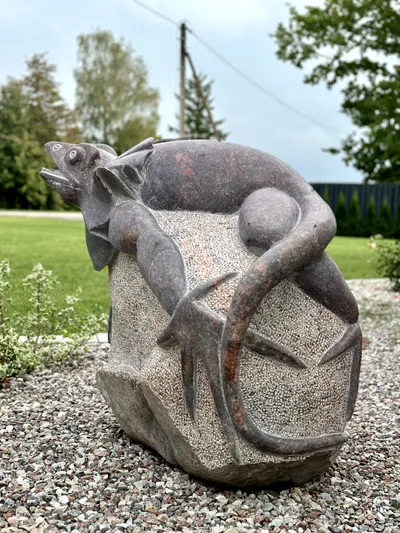 Skulptūra - Driežas