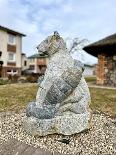 Skulptūra Zodiako ženklai - Liūtė ir Skorpionas