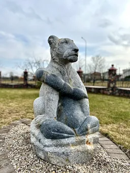 Skulptūra Zodiako ženklai - Liūtė ir Skorpionas