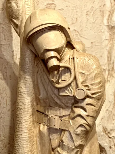Skulptūra - Ugniagesys