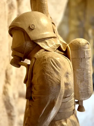 Skulptūra - Ugniagesys