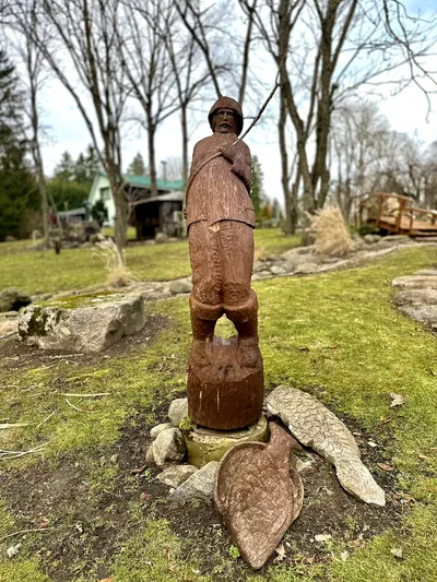 Skulptūra - Žvejys