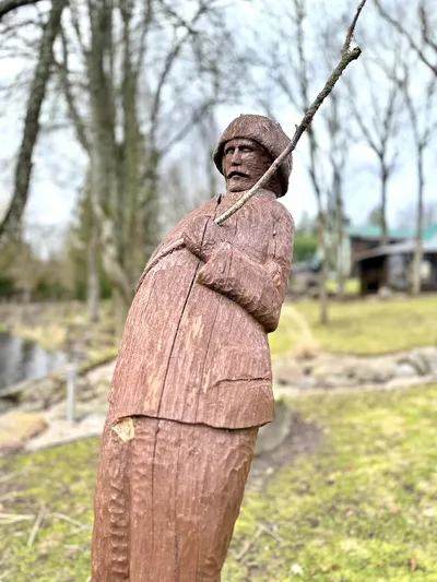 Skulptūra - Žvejys