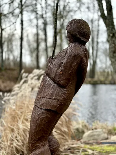 Skulptūra - Žvejys