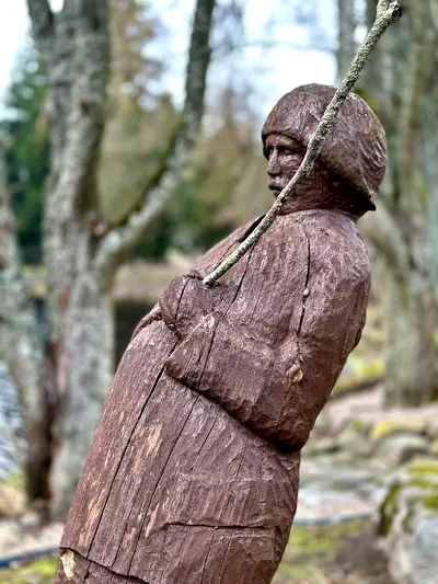 Skulptūra - Žvejys